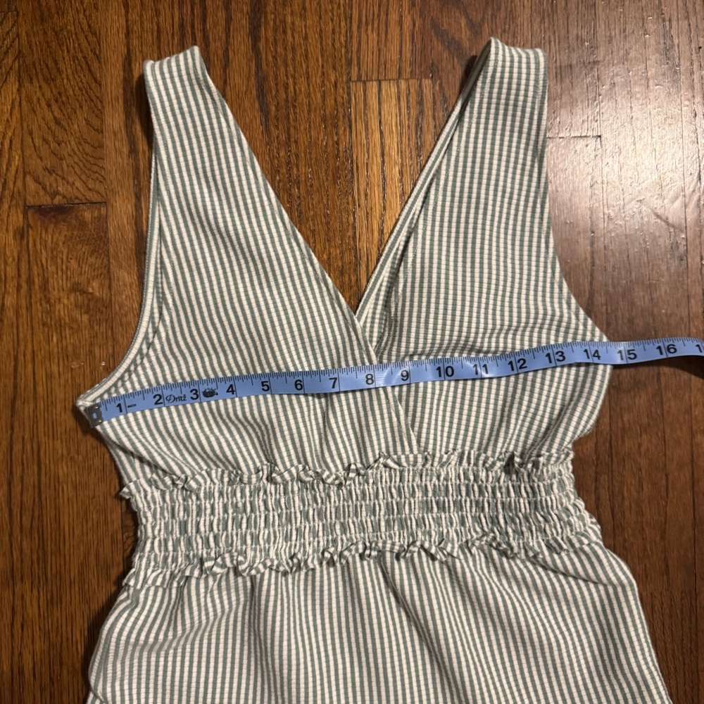 New with tags American Eagle Outfitters Green and white stripped Dress - Picture 7 of 8
